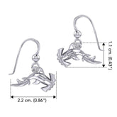 Hammerhead Shark Silver Earrings by Peter Stone TER2188 - DiveSilver Jewelry